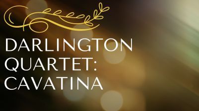 Title of concert Darlington Quartet: Cavatina with stylised flower