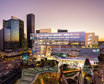 Computer simulated image of the new ECU City Campus building