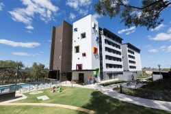 ECU Student Village building at the Joondalup Campus